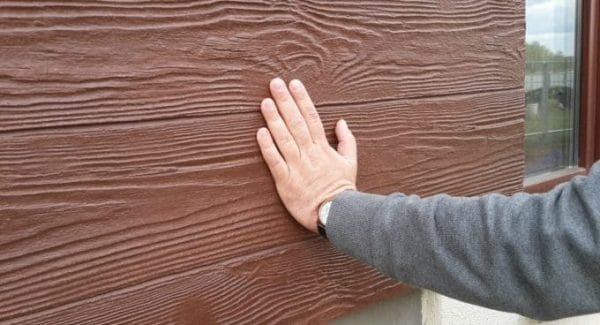 Front stucco wood