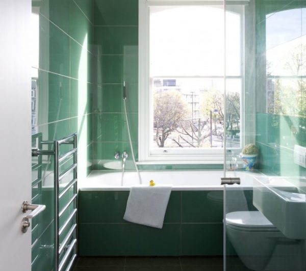 Emerald bathroom