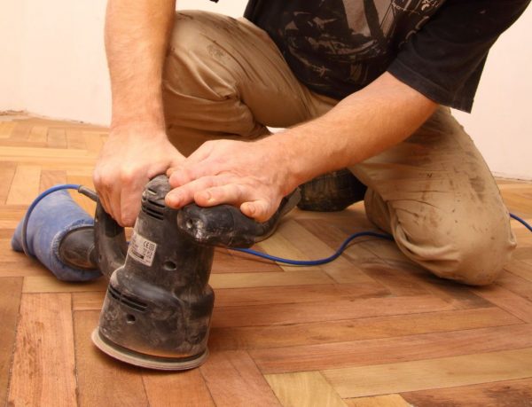 Parquet preparation before coating