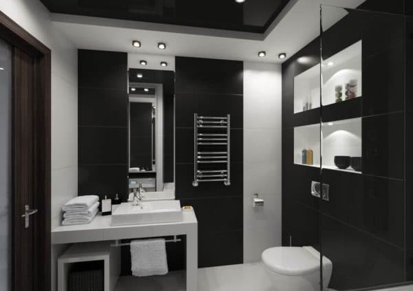 Contemporary style in the bathroom