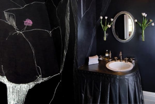 Gothic style bathroom