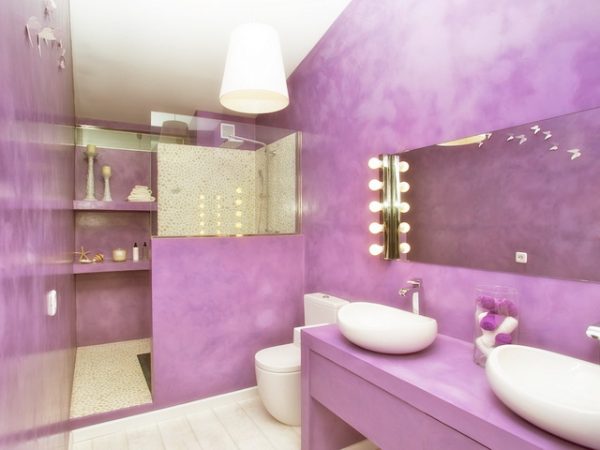 Purple interior