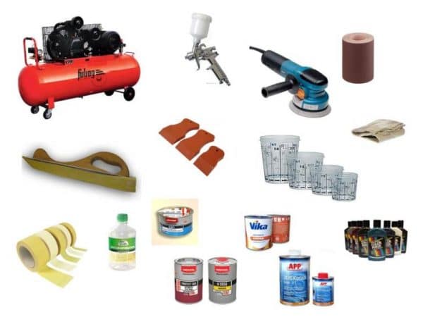 Car painting tools