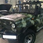 Камуфлаж на UAZ 469