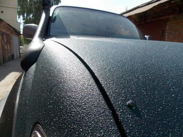 Titanium paint on a car