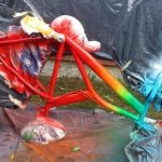 Bicycle frame painting