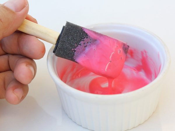 Pink paint