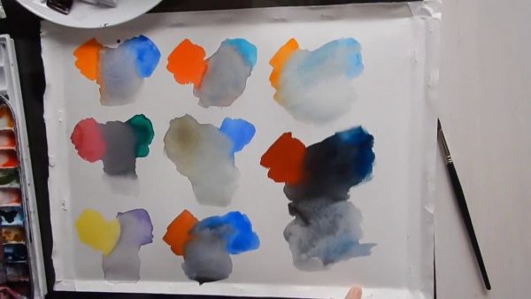 Gris de l'aquarelle