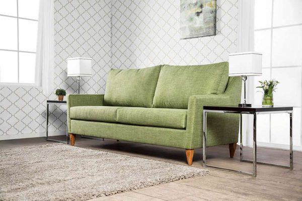 Green sofa