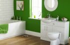 Green bathroom