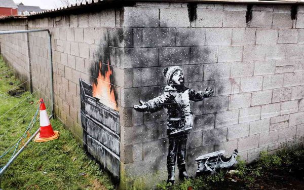 Banksy drawing