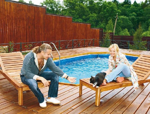 Piscine près de la maison