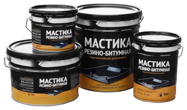 Bitumen based mastic