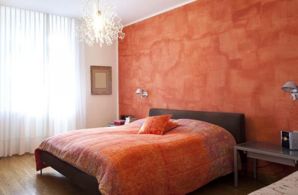 Chambre en orange