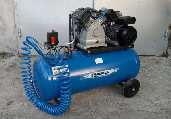 Electric twin cylinder compressor