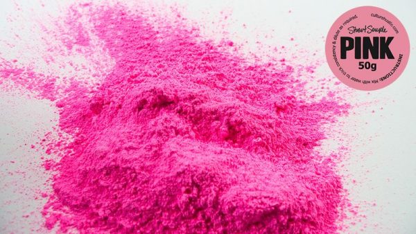 Pinkest Pink dye direka oleh Stuart Sample