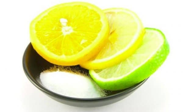 Salt and lime juice