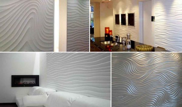 Decorative plaster Wave