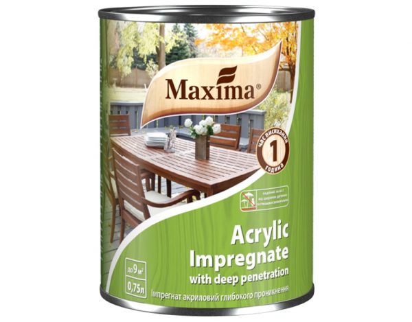 Imprégnation acrylique pour bois Maxima