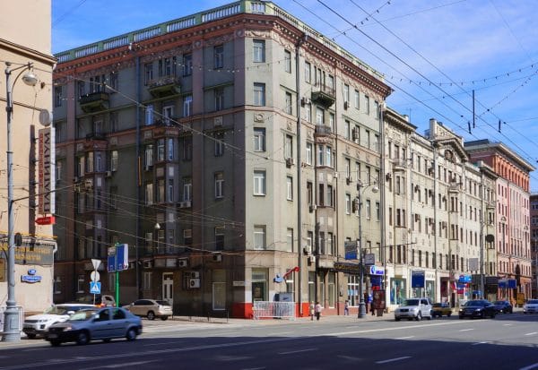 The house on Tverskaya where Pavel Volya rented an apartment