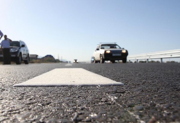 Thermoplastic road marking successfully resists weathering