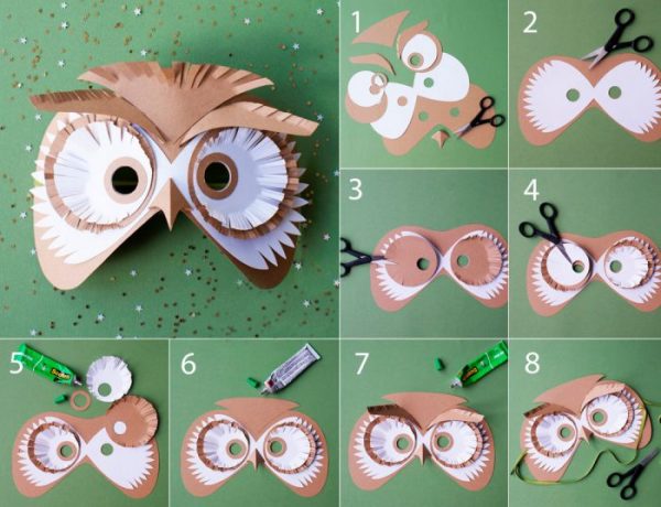 Owl mask making