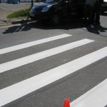 Plastic road marking