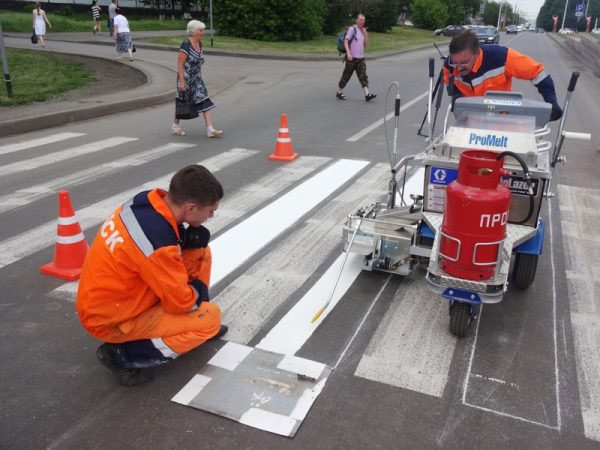 Technológia termoplastického značenia