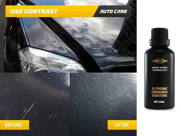 La marque polit la technologie nano-hybride AUTO CARE