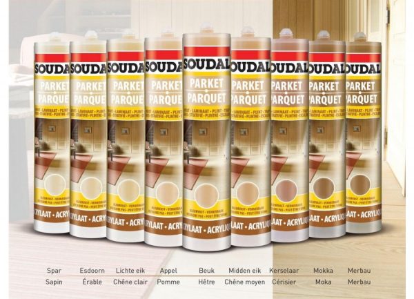 Colors for Acrylic Parquet Sealants