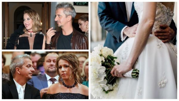 The wedding of Konstantin Bogomolov and Ksenia Sobchak