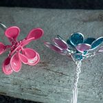 Nail polish and wire flowers