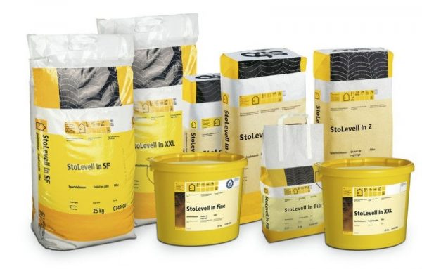 Building materials of the Swiss manufacturer Sto AG