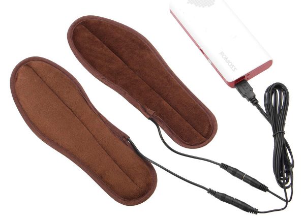 Shoe Warmers with USB Connector for Power