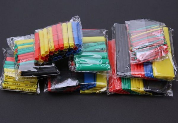 Set of polyolefin heat shrink tubes