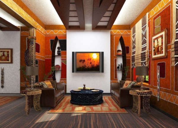 Ethnic style in the interior.