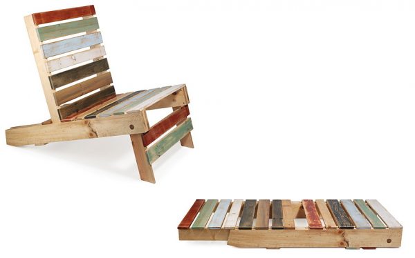 Pallet folding chair