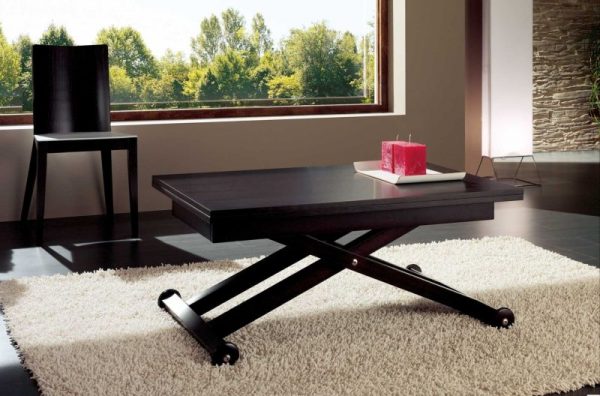 Transformer coffee table for living room