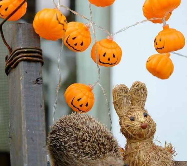 Pumpkin-shaped garlands with AliExpress