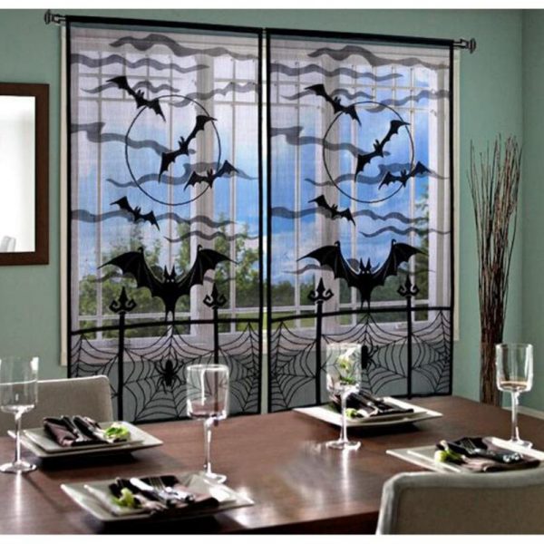 Curtains with bats