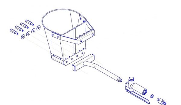 Conception du godet à trémie