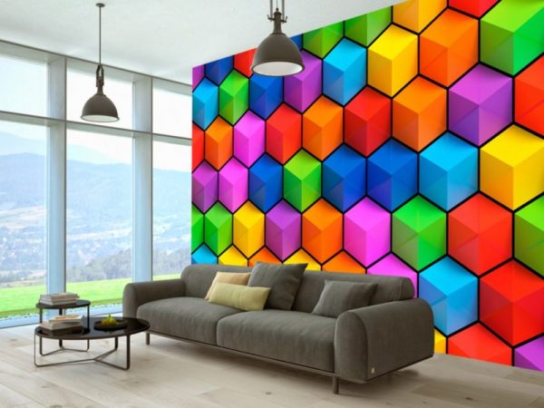 Geometric pattern for walls