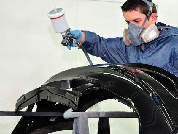 Painting car parts