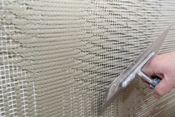 Plaster mengukuhkan mesh