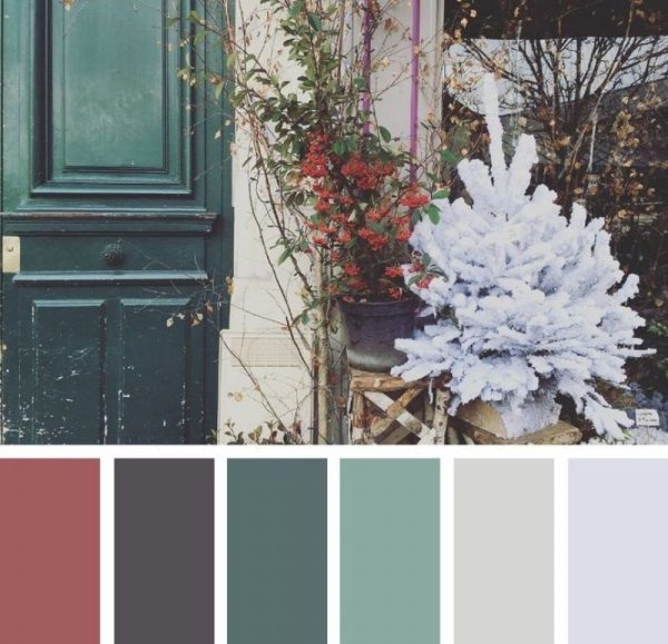 Winter color palette