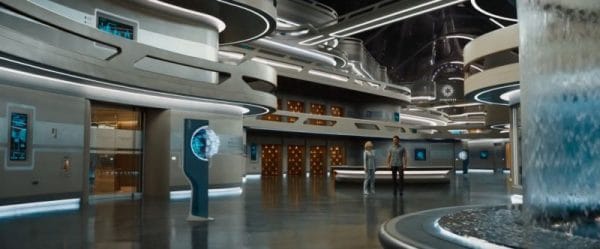 Космически кораб Sci-Fi интериор