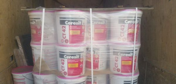 Storage of acrylic plaster