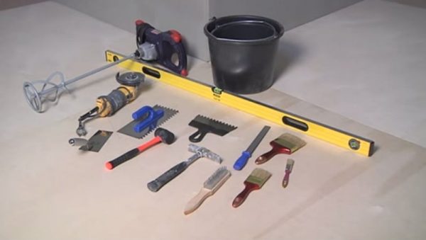 Outils de plâtrage