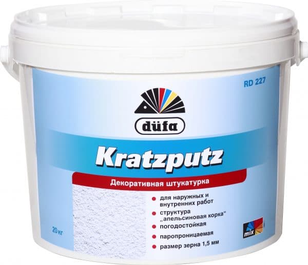 Plaster decorative Dufa Kratzputz D227 front