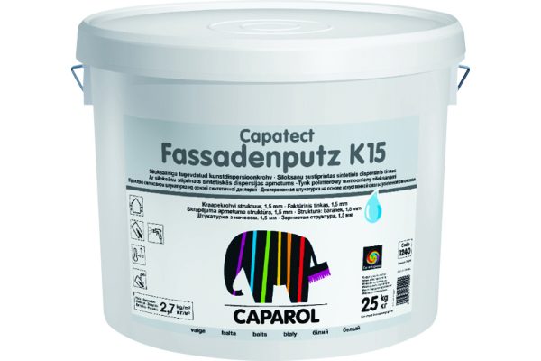 Plaster depan Caparol Capatect Fassadenputz